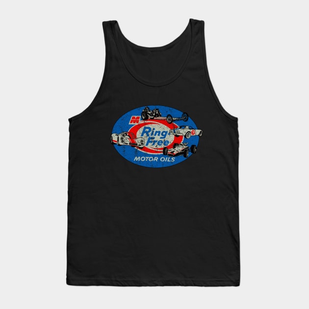 Ring Free Oil Race Proven 1923 Vintage Tank Top by Jazz In The Gardens